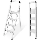 luxuskollektion Trittleiter Aluminium 4 Stufen