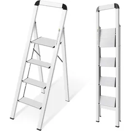 luxuskollektion Trittleiter Aluminium 4 Stufen