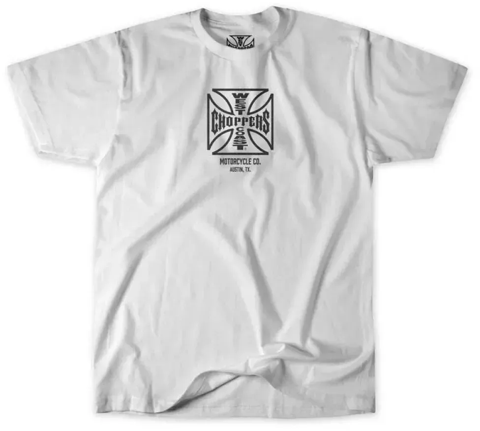 West Coast Choppers Og Atx Kurzarm-t-shirt - White - M