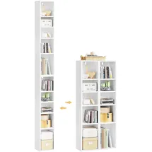 Woltu Bücherregal 10 Fächer 0 x 0 x 0 cm Weiß