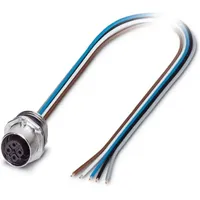 Phoenix Contact 1520000 Sensor-/Aktor-Einbausteckverbinder M12 Buchse, Einbau 0.50 m
