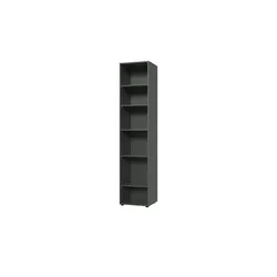 Eckregal  Multischrank-System ¦ grau ¦ Maße (cm): B: 40 H: 185 T: 38.0