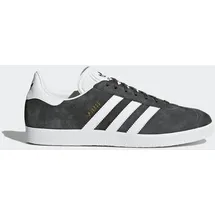 adidas Gazelle Dark Grey Heather / White / Gold Met. 46