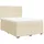 vidaXL Boxspringbett mit Matratze Creme 160x200 cm Stoff - Creme