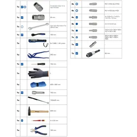 BRILLIANT TOOLS Universal-Werkzeug-Satz 58-tlg.