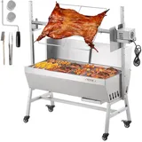 Lammgrill, Spanferkelgrill, Spießbratengrill, 61 Kg Rollbarer Bbq-Holzkohle-Spie