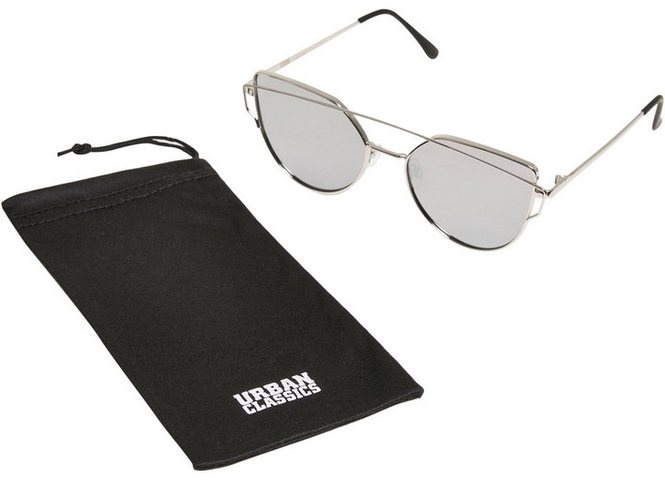 URBAN CLASSICS Sonnenbrille Urban Classics Unisex Sunglasses July UC silberfarben