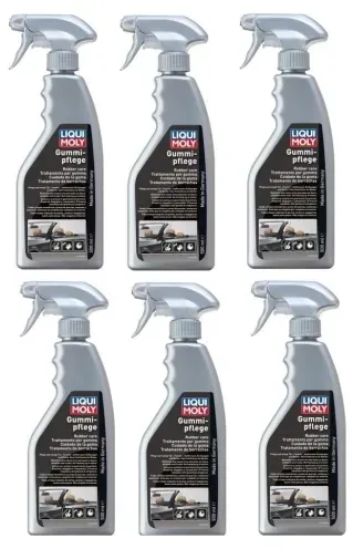 6x Gummipflege LIQUI MOLY 1538 Gummi Pflege Reiniger Gummipflegemittel 500ml