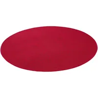Snapstyle Snapstyle, Feinschlingen Velour Teppich Strong Rot 100cm Rund