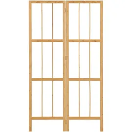[en.casa] Garderobenpaneel Hyllestad 165,5 x 92 x 8 cm Bambus