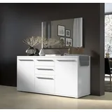 PLACES OF STYLE »Piano« (H/B/T): 84,6/150/45,2cm, Hochglanz UV lackiert, Soft-Close Funktion