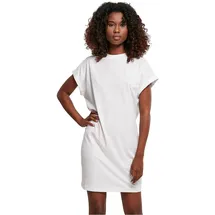 URBAN CLASSICS Ladies Rainbow Tee Dress in Weiß, 5XL