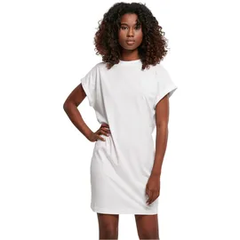 URBAN CLASSICS Ladies Rainbow Tee Dress in Weiß, 5XL