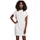 URBAN CLASSICS Ladies Rainbow Tee Dress in Weiß, 5XL