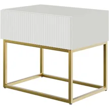 Selsey Nachtschrank Veldio 50 x 0 x 0 cm Weiß