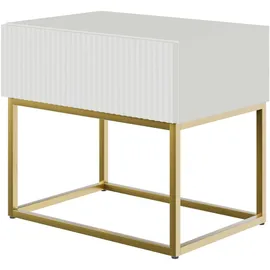 Selsey Nachtschrank Veldio 50 x 0 x 0 cm Weiß