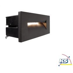 KapegoLED Outdoor Wandeinbauleuchte YVETTE III, IP65, 220-240V, 8.4W 3000K, anthrazit D-763011