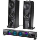 2.0 Lautsprechersystem oder Soundbar  Stereo Lautsprecher  USB Stromversorgung