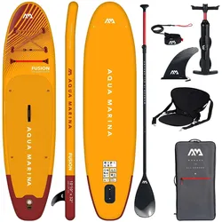 AQUA MARINA FUSION SUP Board Stand Up Paddle aufblasbar KAJAK SITZ 330 cm