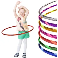 Glamour Kinder Hula Hoop Reifen Ø60cm, Rot-Orange