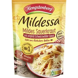 Hengstenberg Mildessa Mildes Sauerkraut mit original Schwarzwälder Speck 400G