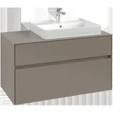 Villeroy & Boch Collaro Waschtischunterschrank C01800AB 100x54,8x50cm, Waschtisch rechts, Black Oak