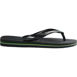 HAVAIANAS Brasil Logo, schwarz, 39