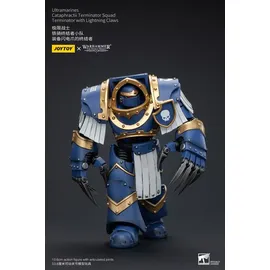 Joy Toy Warhammer The Horus Heresy 1/18 Ultramarines Cataphractii Terminator Squad mit Blitzklingen Actionfigur 14 cm