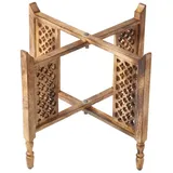 Marrakesch Orient & Mediterran Interior Klapptisch Untergestell Klappbar Hania Braun 60cm
