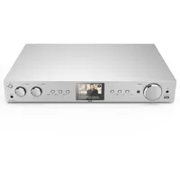 Hama Tuner HiFi Digitalradio Internet Radio FM Tuner Bluetooth Tuner HiFi Internetradio Digitalradio FM WLAN Stereo Receiver Spotify Amazon Music Fernbedienung USB AUX Wecker DIT2105SBTX Silber