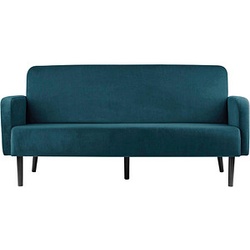 PAPERFLOW 3-Sitzer Sofa LISBOA grün schwarz Stoff