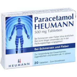 Paracetamol HEUMANN 500mg bei Schmerzen und Fieber