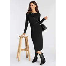 LAURA SCOTT Strickkleid Schwarz 38