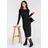 LAURA SCOTT Strickkleid Schwarz 38