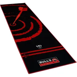 BULLS Dartboard Carpet Mat 140 Red, ROT, ONE SIZE