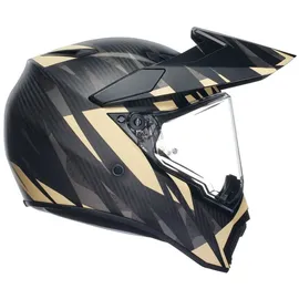 AGV Ax9 Steppa Endurohelm - Matt Dunkelgrau/Grau/Beige / XL