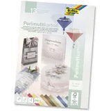 Magni Perlmuttkarton Bastelkarton 13 Blatt 250 g/qm 25 x 35 cm mehrfarbig