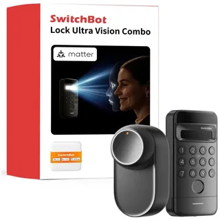 SwitchBot Smart Lock Ultra + Hub Mini Matter + Keypad Vision +