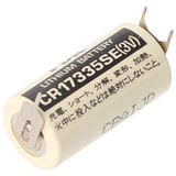 FDK (ehem. Sanyo) Sanyo Lithium Batterie CR17335 SE Size 2/3A, 3er Print Lötfahnen, Rastermaß 7,6mm