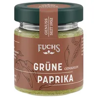 Fuchs Gewürze - Paprika grün gemahlen | Sehr mildes Paprikapulver | 35 g