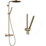 Hansgrohe Pulsify S PURO Duschsystem 260 1-jet Brushed Bronze 24223140