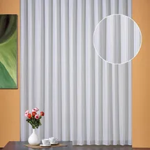 WECKBRODT Breslau Kräuselband 300 x 160 cm cremeweiß