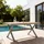 Idimex Gartentisch 150 x 90 x 75 cm champagner/natur