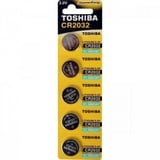 Toshiba CR2032 Lithium-Knopfzellenbatterie, 3 v, 5 Stück)