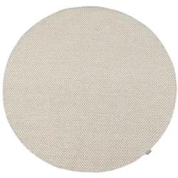 Wollteppich MORGENLAND "Bohemian - Kelim Teppich - Trendy", beige, H:0,4mm Ø:200cm, Schurwolle, Teppiche, Flachgewebe