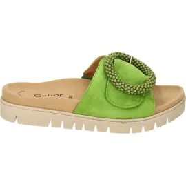 Gabor 63.745 Damen Pantoletten - Pantolette grün Freizeit NEU - Grün - 38