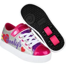 Heelys X2 Snazzy Silver Rainbow Heart - - 34