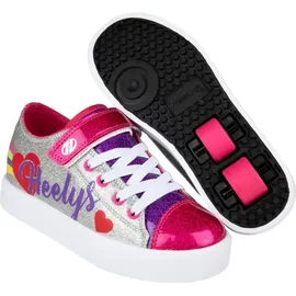 Heelys X2 Snazzy Silver Rainbow Heart - - 34