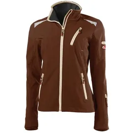 EDE FORTIS Damen Jacke 24, braun/beige, Gr. XXL