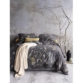 IRISETTE Koala Floral Grau 135 x 200 cm + 80 x 80 cm